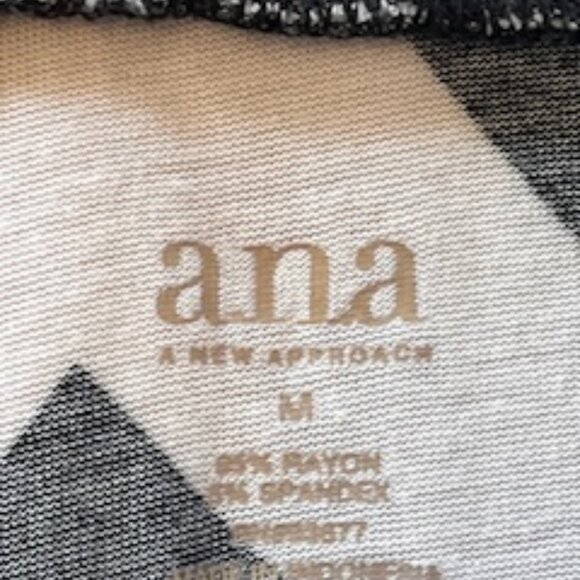 a.n.a Maxi Skirt, Black/White, Medium - Picture 3 of 3